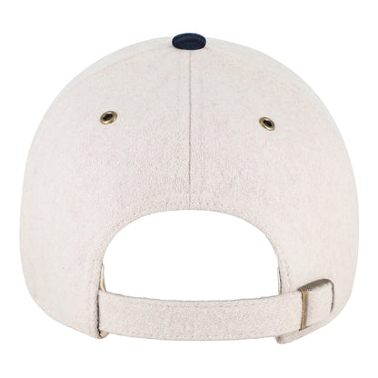 Women's OKC Thunder 47 Brand Rope Cream Two Tone Clean Up Hat in White - Back view