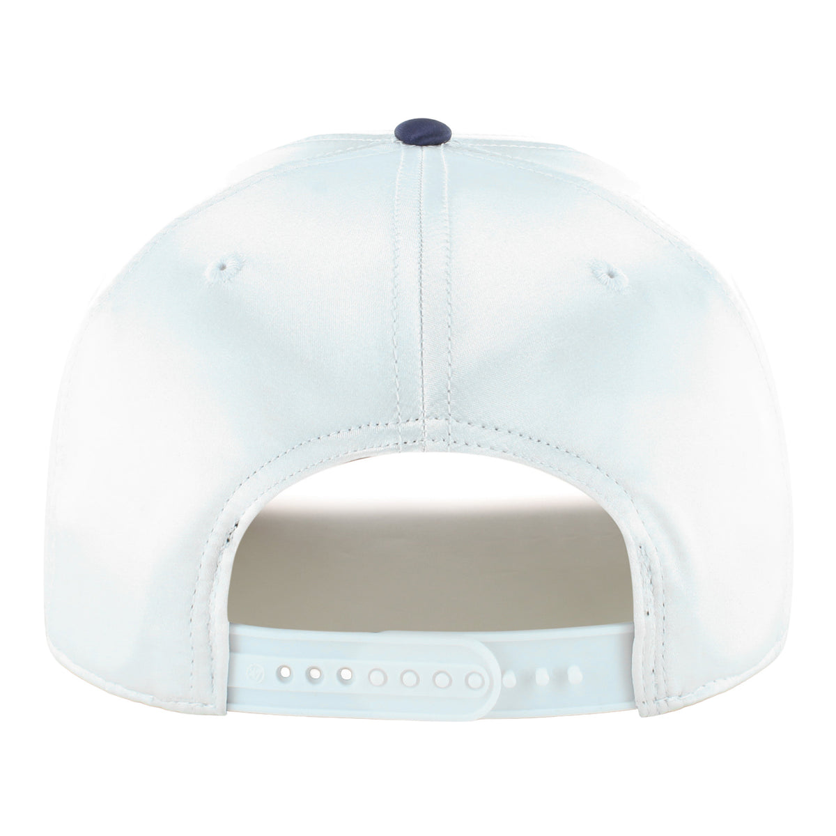 Women's OKC Thunder 47 Brand Trendy Block Hitch Hat in White - Back View