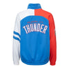 Ladies Oklahoma City Thunder Starter Line Up Full-Zip Track Jacket - Back View