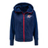 Ladies Oklahoma City Thunder GIII Historic Game Quilted Full-Zip Jacket In Navy - Front View