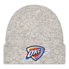 LADIES OKC THUNDER NEW ERA METALLIC SHIMMER KNIT - Front View