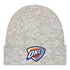 LADIES OKC THUNDER NEW ERA METALLIC SHIMMER KNIT - Front View