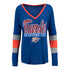 OKC THUNDER BRUSHED SWEATER IN BLUE - FRONT VIEW
