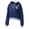 Ladies Oklahoma City Thunder WEAR by Erin Andrews Lace=Up Hooded Sweatshirt