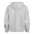 Ladies Oklahoma City Thunder 47 Brand High Hopes Venice Grey Hooded Sweatshirt In Grey - Back View