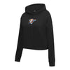 Ladies Oklahoma City Thunder Pro Standard Classic Hooded Crop Sweatshirt - Front View