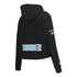 Ladies Oklahoma City Thunder Pro Standard Classic Hooded Crop Sweatshirt - Back View