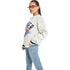 Ladies Oklahoma City Thunder Terez Logo Knit Sweater in White - Side View