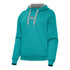 Women's Oklahoma City Thunder Antigua Victory Native Hooded Sweatshirt in blue - Front View