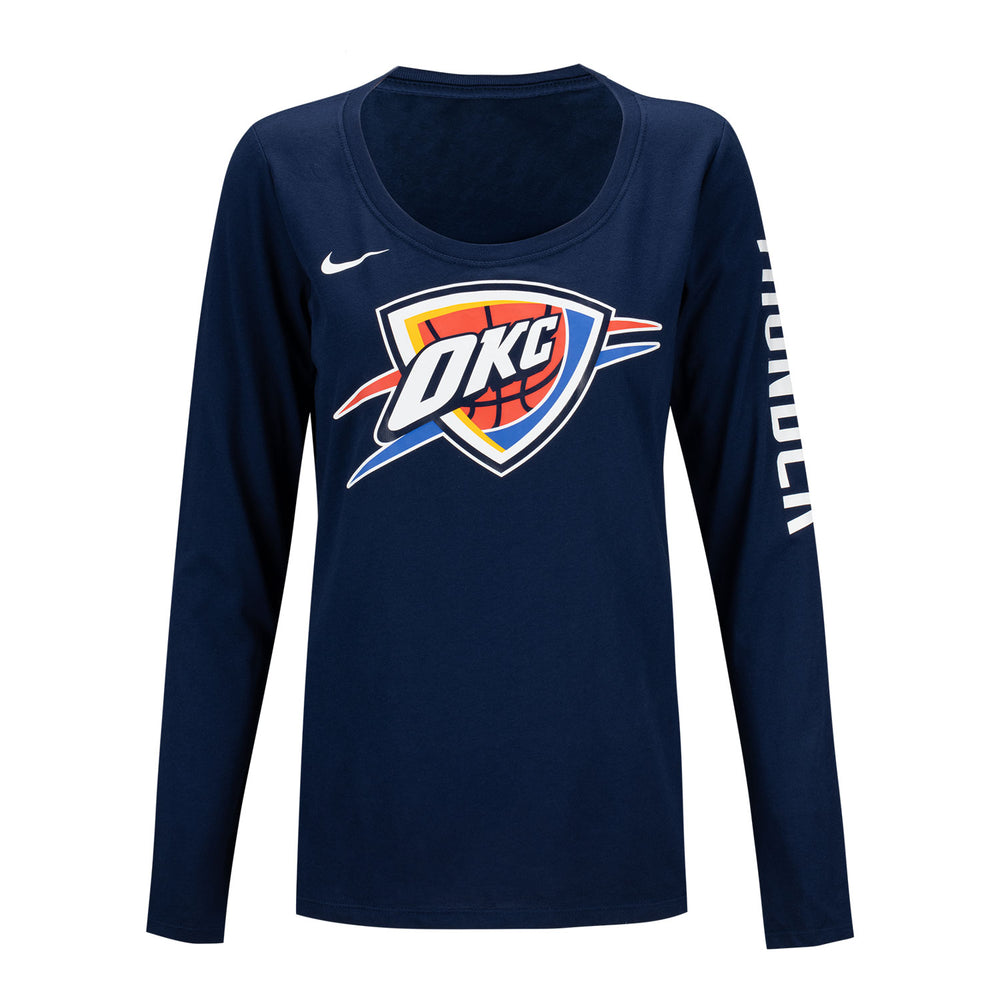 Nike / Youth 2021-22 City Edition Oklahoma City Thunder White Pregame Shirt