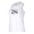 LADIES OKLAHOMA CITY THUNDER INFUSE TANK IN WHITE - FRONT VIEW