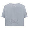 Ladies Oklahoma City Thunder Pro Standard Reverse French Terry Boxed T-Shirt in Grey - Back View