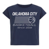 Ladies Oklahoma City Thunder Sportiqe Alana Noma T-Shirt in Blue - Front View
