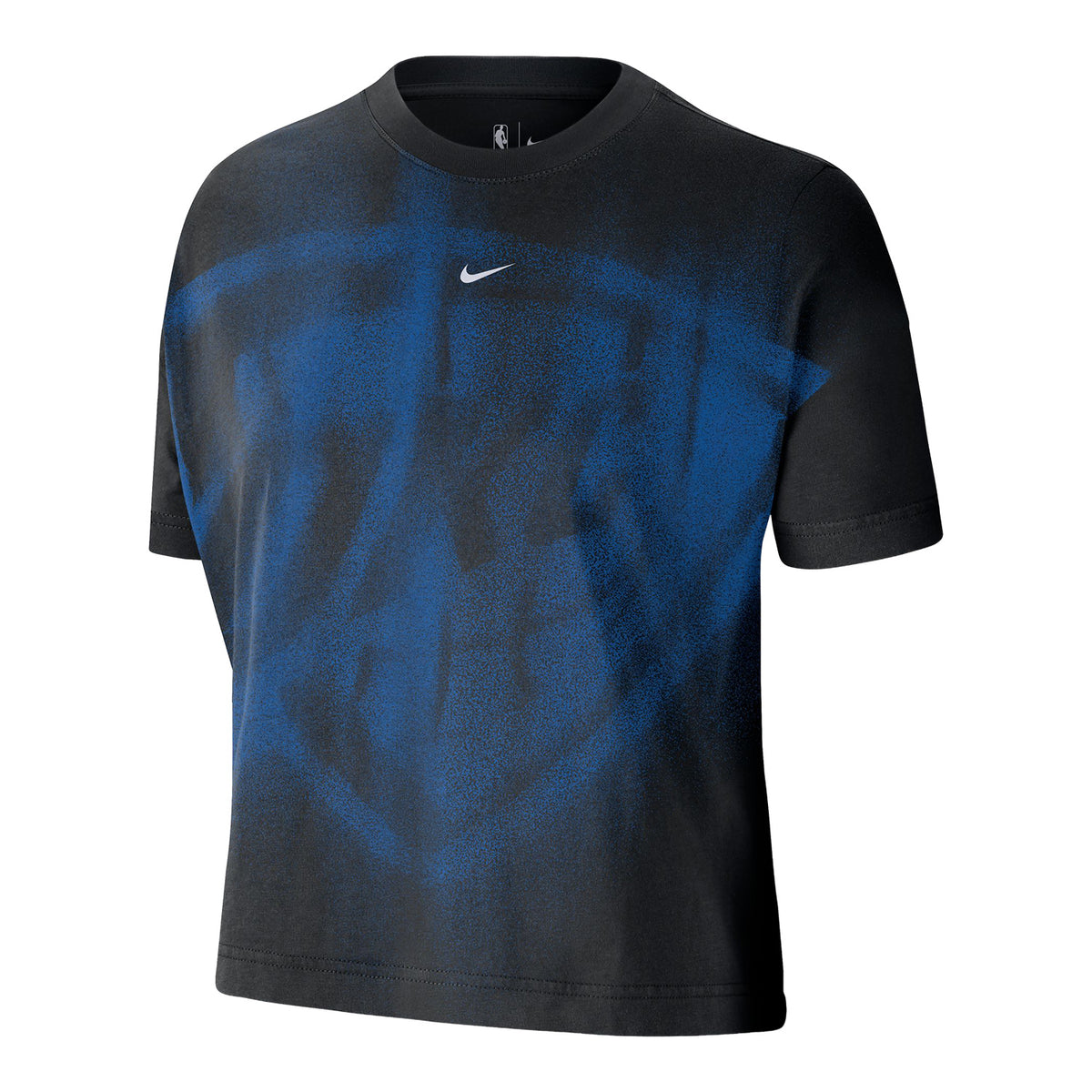 Women's OKC Thunder Nike 2026-27 Icon Practice T-Shirt in Black - Front View