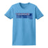 Oklahoma City Thunder Ladies 2025  Playoff Block T-Shirt in Blue - Front View