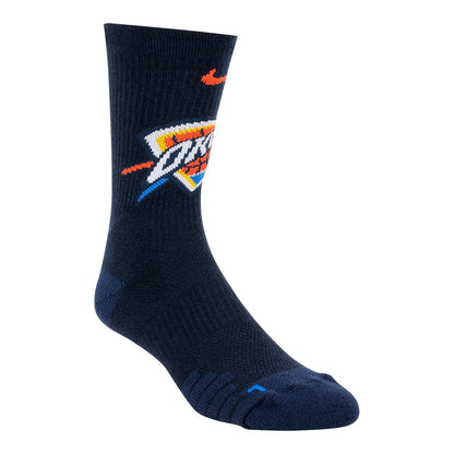 Oklahoma City Thunder Nike Elite Crew NBA Socks in black