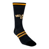 OKC THUNDER CITY EDITION SOCKS IN BLACK - FRONT RIGHT VIEW
