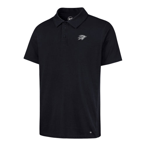OKC Thunder 47 Brand Imprint Forward Polo in Navy - Front View