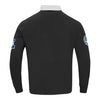 OKC THUNDER PRO STANDARD MODERN ORIGINALS RUGBY POLO IN BLACK - BACK VIEW