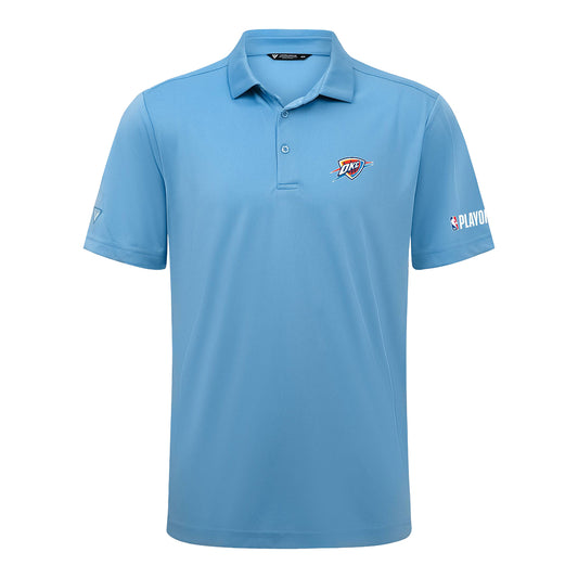 OKC Thunder Levelwear 2026 Playoffs Original Ice Polo in Blue - Front View