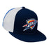 NEW ERA THUNDER Y2K PINWHEEL FITTED HAT IN BLUE & WHITE - ANGLED RIGHT SIDE VIEW