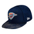 NEW ERA THUNDER ALL STAR FITTED HAT IN BLUE - ANGLED LEFT SIDE VIEW