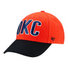 '47 BRAND OKC THUNDER CONTRAST BILL CLEAN UP HAT