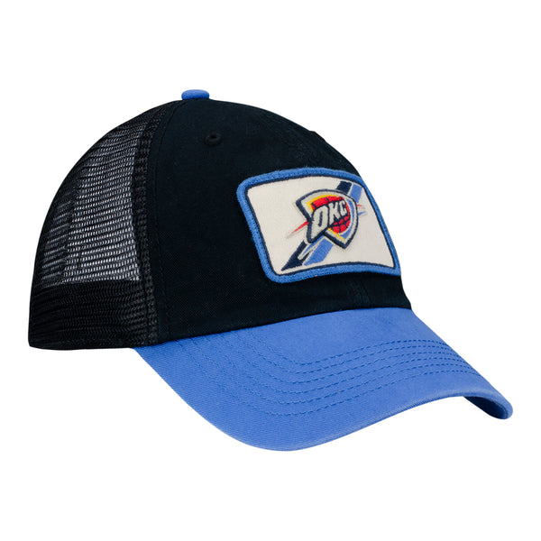THUNDER FLAGSTONE HAT in black and blue - side view