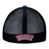 THUNDER FLAGSTONE HAT in black and blue - back view