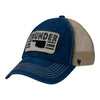 47 BRAND THUNDER SALLANA CLEAN UP HAT in blue and green - front view