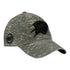 47 BRAND THUNDER CAMO CLEAN UP HAT in green camo with black logo - side view