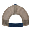THUNDER OUTLAND ARCH MVP HAT IN BLUE & TAN - BACK VIEW
