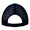 47 BRAND PORTER CLEAN UP HAT IN GREY & BLUE - BACK VIEW