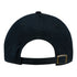 OKC THUNDER METALLIC CLEAN UP HAT IN BLACK - BACK VIEW
