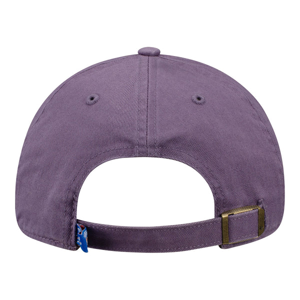 OKC THUNDER IRIS CLEAN UP HAT IN PURPLE - BACK VIEW