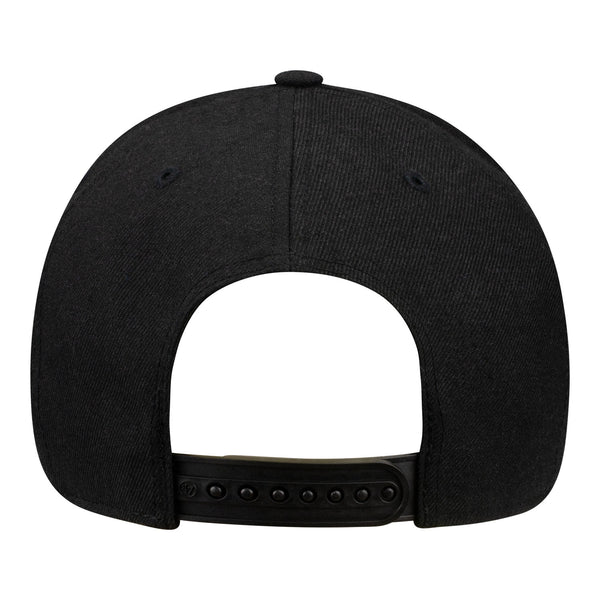 OKC THUNDER IRIDESCENT CAPTAIN HAT IN BLACK - BACK VIEW