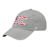 OKC THUNDER STORM CLEAN UP HAT IN GREY - FRONT LEFT VIEW