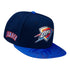 THUNDER ALL STAR SNAPBACK HAT IN BLUE - ANGLED RIGHT SIDE VIEW