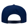 NEW ERA THUNDER CAPS ON CAPS HAT in blue - back view