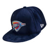 NEW ERA THUNDER FITTED HAT in blue - front view