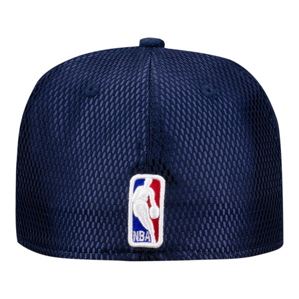 NEW ERA THUNDER FITTED HAT in blue - back view