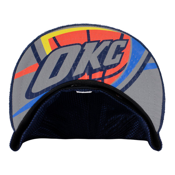 NEW ERA THUNDER FITTED HAT in blue - Bill View