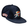 OKC THUNDER MENS 920 ON COURT HAT IN BLUE - FRONT RIGHT VIEW