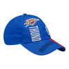 OKC THUNDER TIPOFF SERIES HAT IN BLUE - FRONT RIGHT VIEW