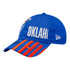 OKC THUNDER TIPOFF SERIES HAT IN BLUE - FRONT LEFT VIEW
