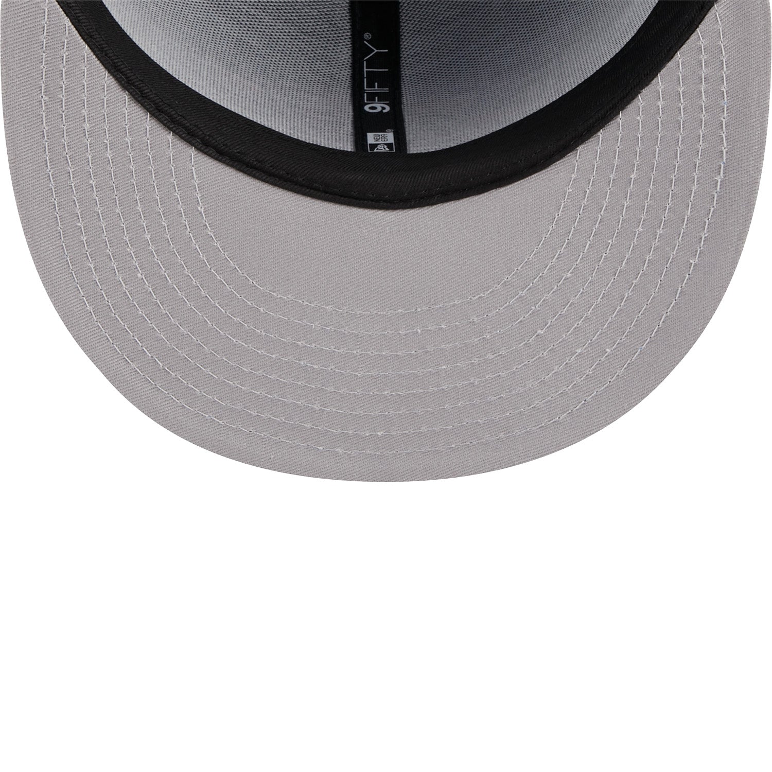 New Era Oklahoma City Thunder Black & White Logo 59FIFTY Fitted Hat