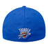 OKC THUNDER NEW ERA TONAL 3930 FLEX FIT HAT IN BLUE - BACK VIEW