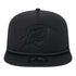 OKC THUNDER NEW ERA TONAL GOLFER HAT IN BLACK - FRONT VIEW