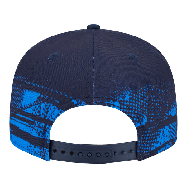 OKC THUNDER NEW ERA 950 2024 TIP-OFF SNAPBACK IN BLUE - BACK VIEW