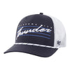 47 BRAND THUNDER DOWNBURST TRUCKER HAT IN NAVY - FRONT LEFT VIEW